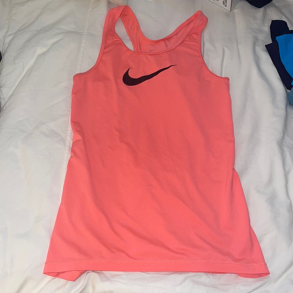 Coral NIKE Dri-fit tank top